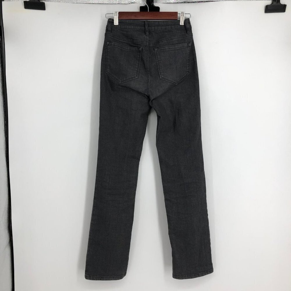 Santana Black Straight Leg High  Rise Jeans size 6x32 - Picture 8 of 16